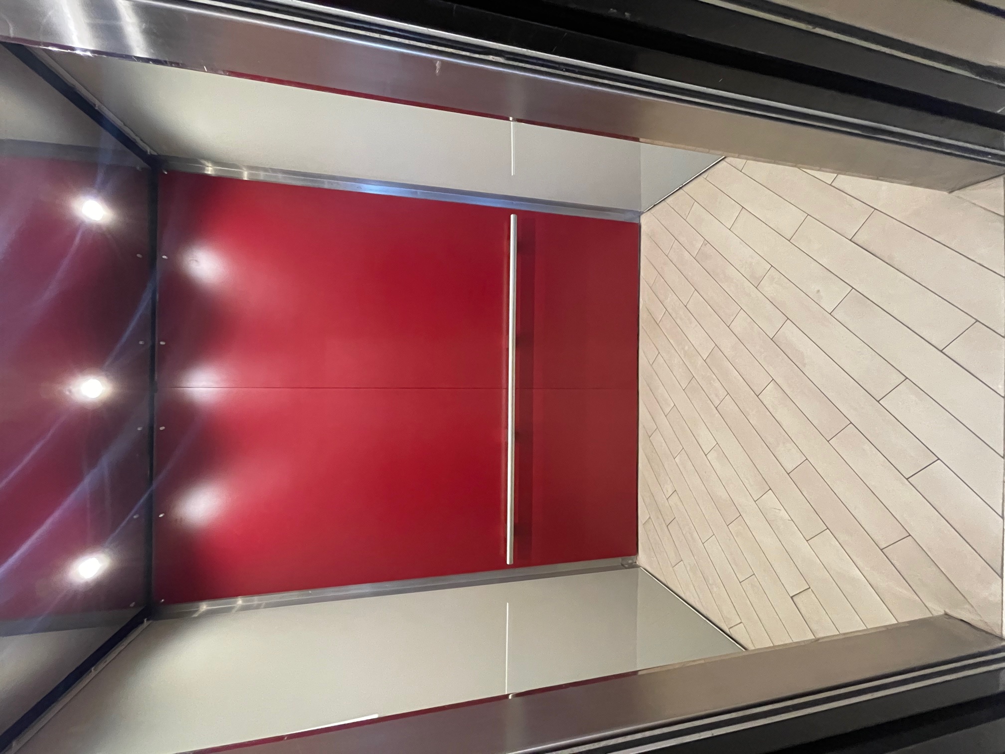 1800 Vine St. elevator interior
