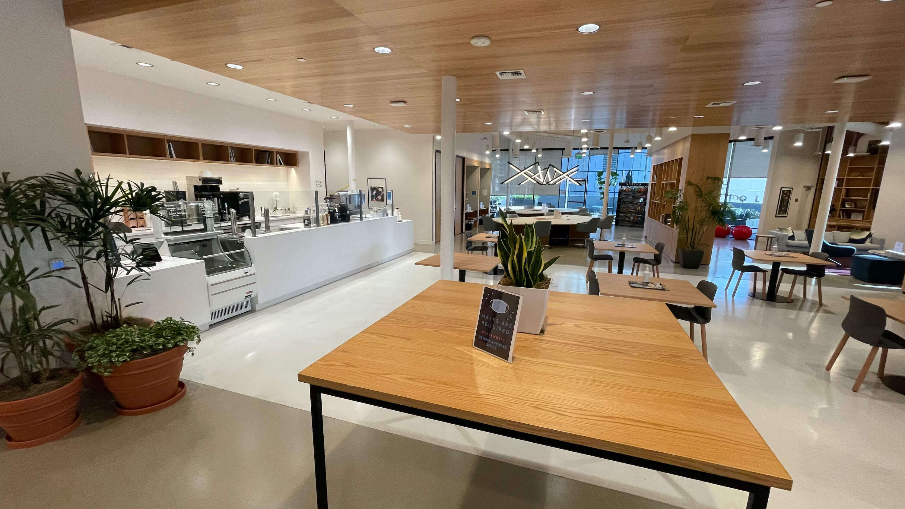 Service bar area on the Main Floor at 1800 Vine St