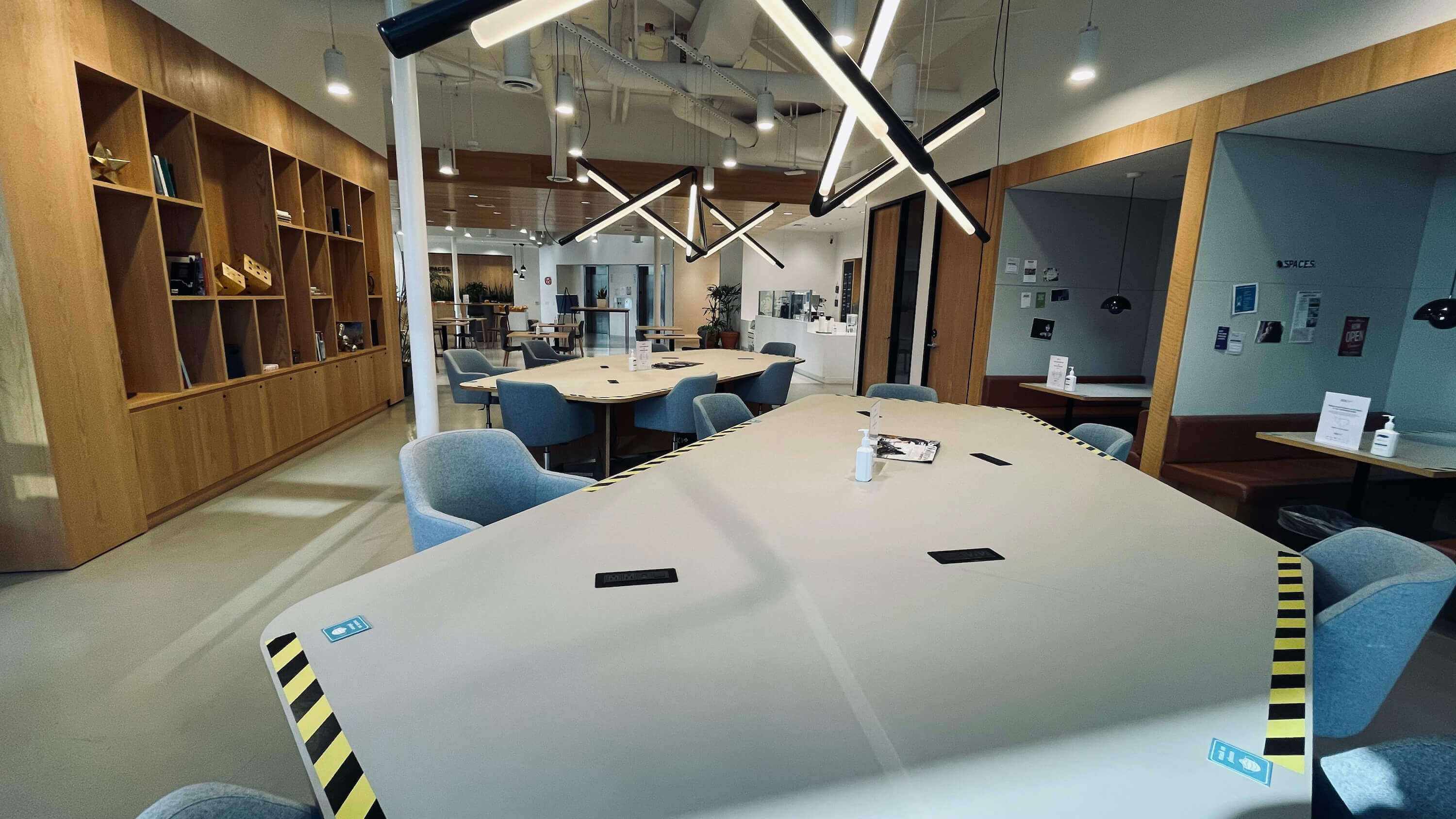 Alternate angle of the open table area on the Main Floor at 1800 Vine St